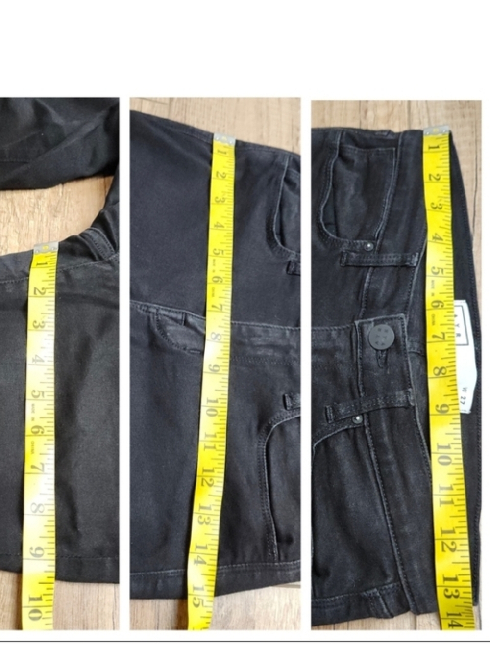 AYR Women's skinny 13942-BK247 faded black wash lightweight Stretch jeans 27 - Picture 13 of 16
